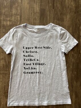 Graphic Crewneck Tee with Neighborhood Print